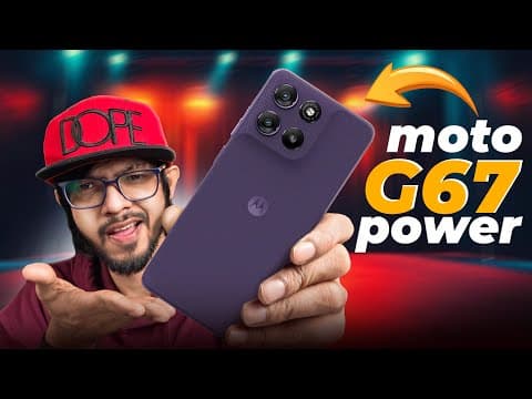 Motorola Moto G57 Power with eco leather back, punch-hole display, and triple camera setup