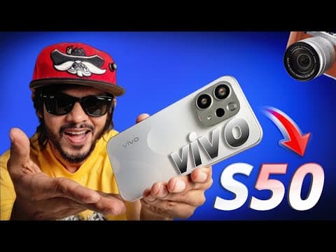 Vivo S50 front and back design with triple camera setup and AMOLED display