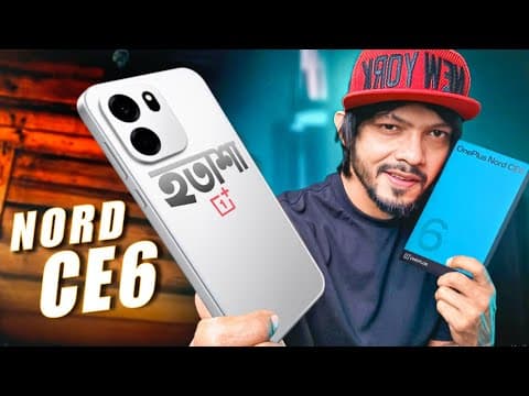 OnePlus Nord CE6 smartphone with AMOLED display and dual camera setup